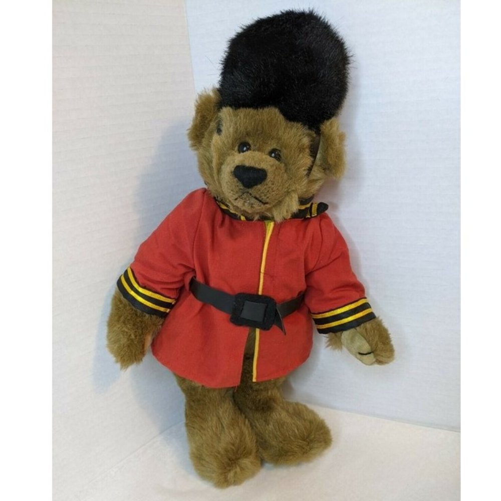 Retired TY 1993 MALCOM THE ROYAL GUARD BEAR 14" Plush Attic Treasures Vintage